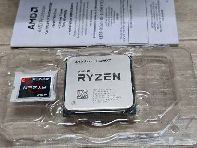 معالجRyzen 5 3600XT اخو الجديد نظيف جدا