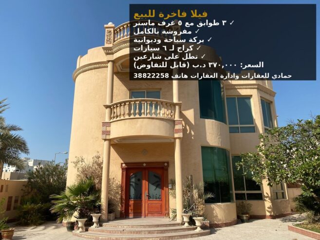 فيلا فاخرة في مقابة