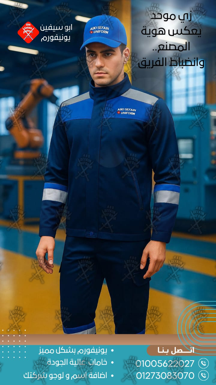 Factory uniform-الزى الموحد للمصانع -شركة ابو سيفين يونيفورم