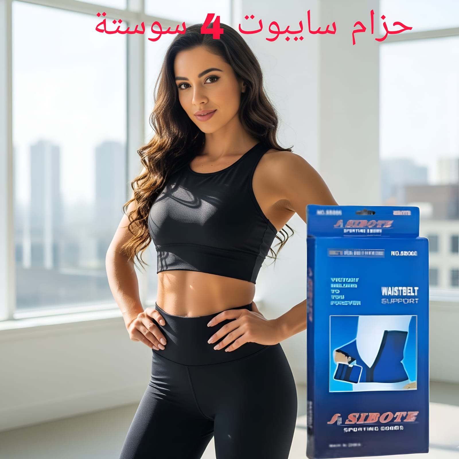 حزام دعم الخصر من سايبوت 4 سوستة – دعم وتثبيت مثالي