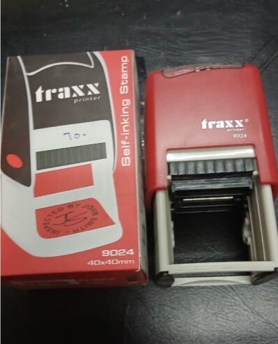 ختم Traxx ذاتي الحبر – موديل 9024 (40×40 مم)
